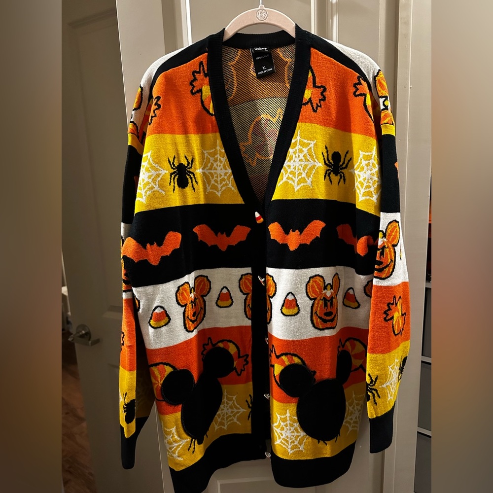Her Universe Disney Halloween Icons Stripe Girls Cardigan